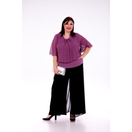 Monica plus-size alkalmi blúz